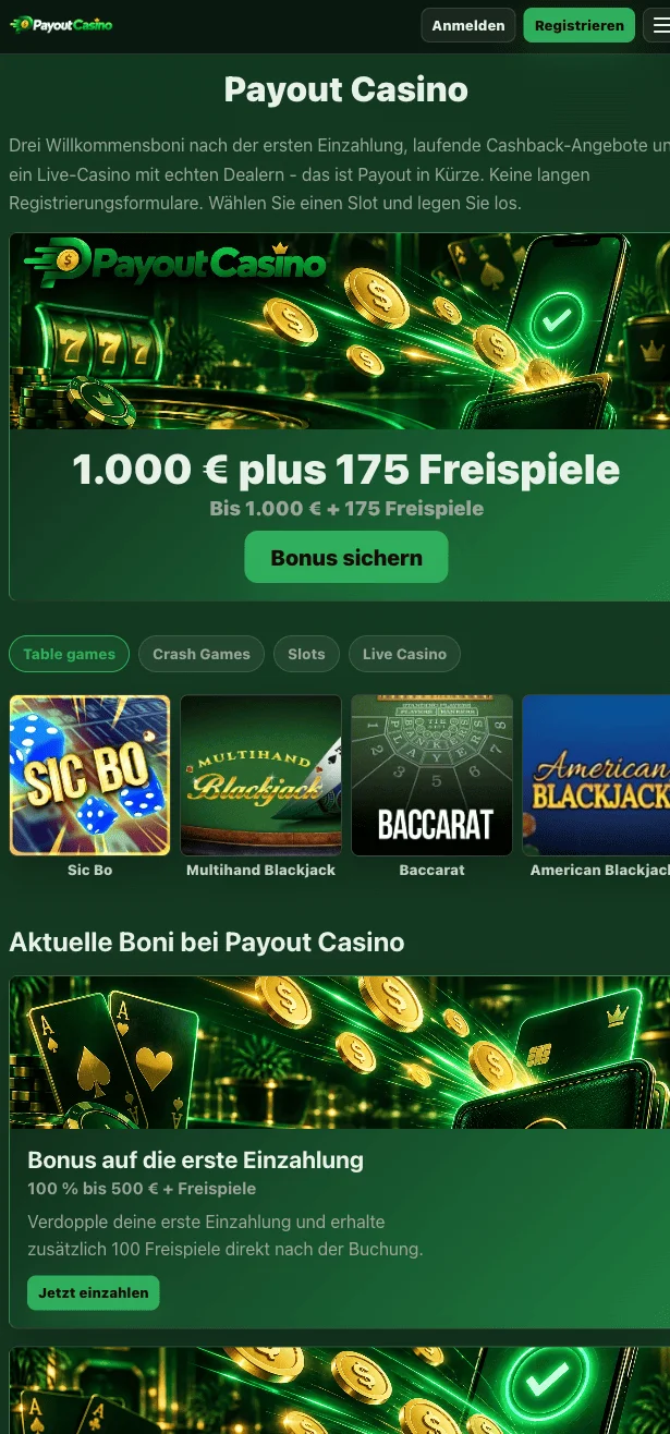 Aplikacja Payout Casino